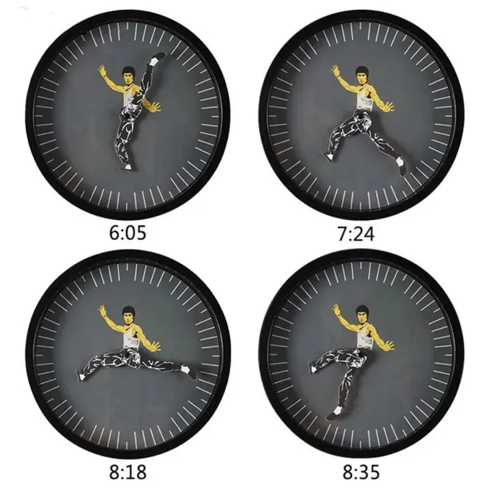 Mogendo | Unique Kung Fu Wall Clock – Quiet and stylish