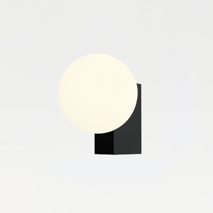 Mogendo | Glowen Wall Lamp W 24cm x H 25cm W 9.4″ x H 9.8″ Black & White