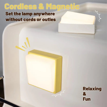 Mogendo | Wireless dimmable night light – Rechargeable with timer & magnet attachment