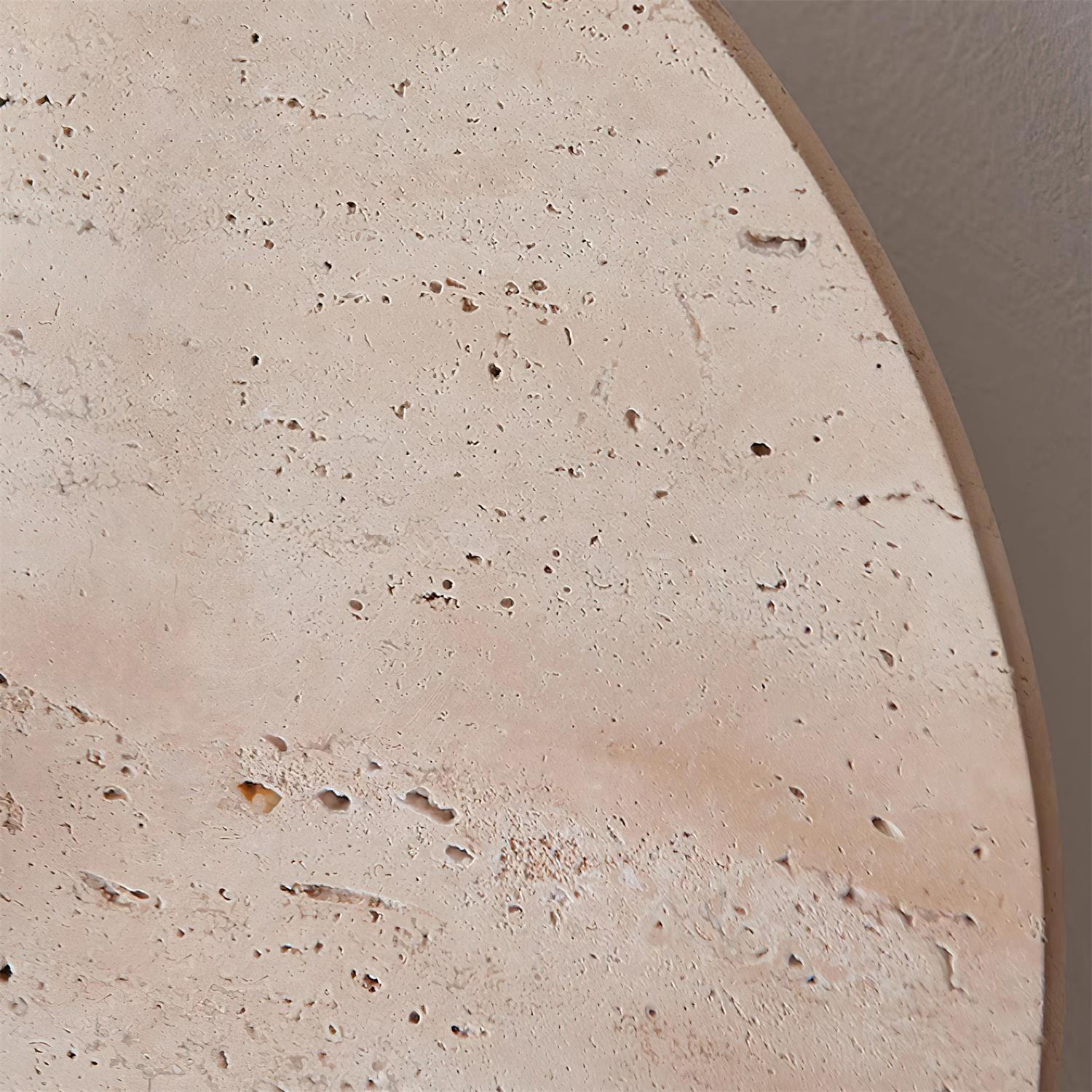 Mogendo | Kiera Travertine Clock Wall Lamp