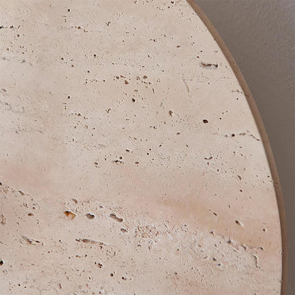 Mogendo | Kiera Travertine Clock Wall Lamp