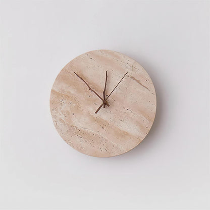 Mogendo | Kiera Travertine Clock Wall Lamp