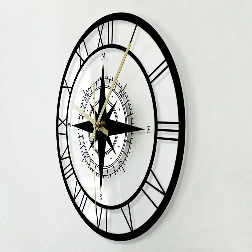 Mogendo | DirectionalChart - Nautical Compass Wall Clock