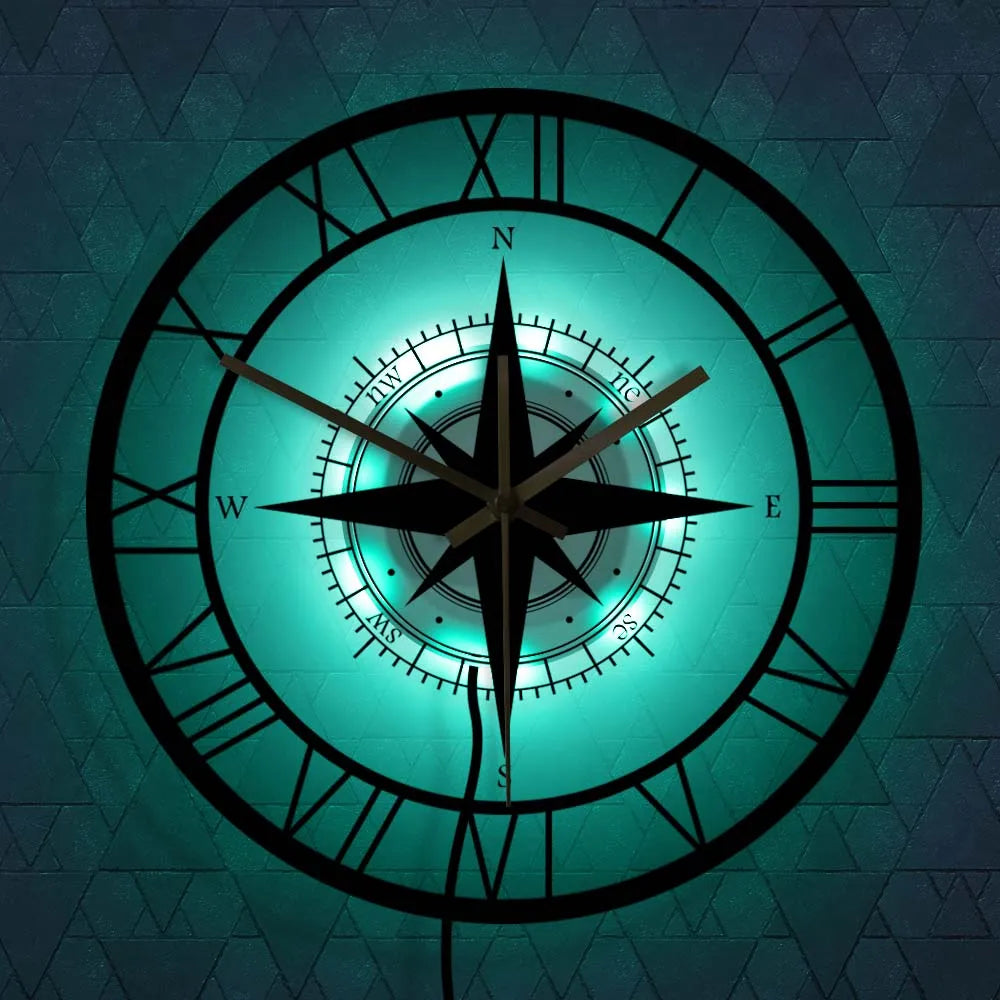 Mogendo | DirectionalChart - Nautical Compass Wall Clock