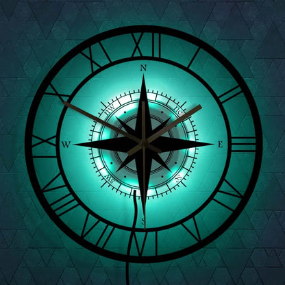 Mogendo | DirectionalChart - Nautical Compass Wall Clock