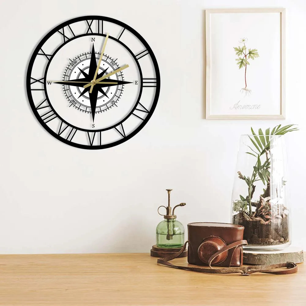 Mogendo | DirectionalChart - Nautical Compass Wall Clock