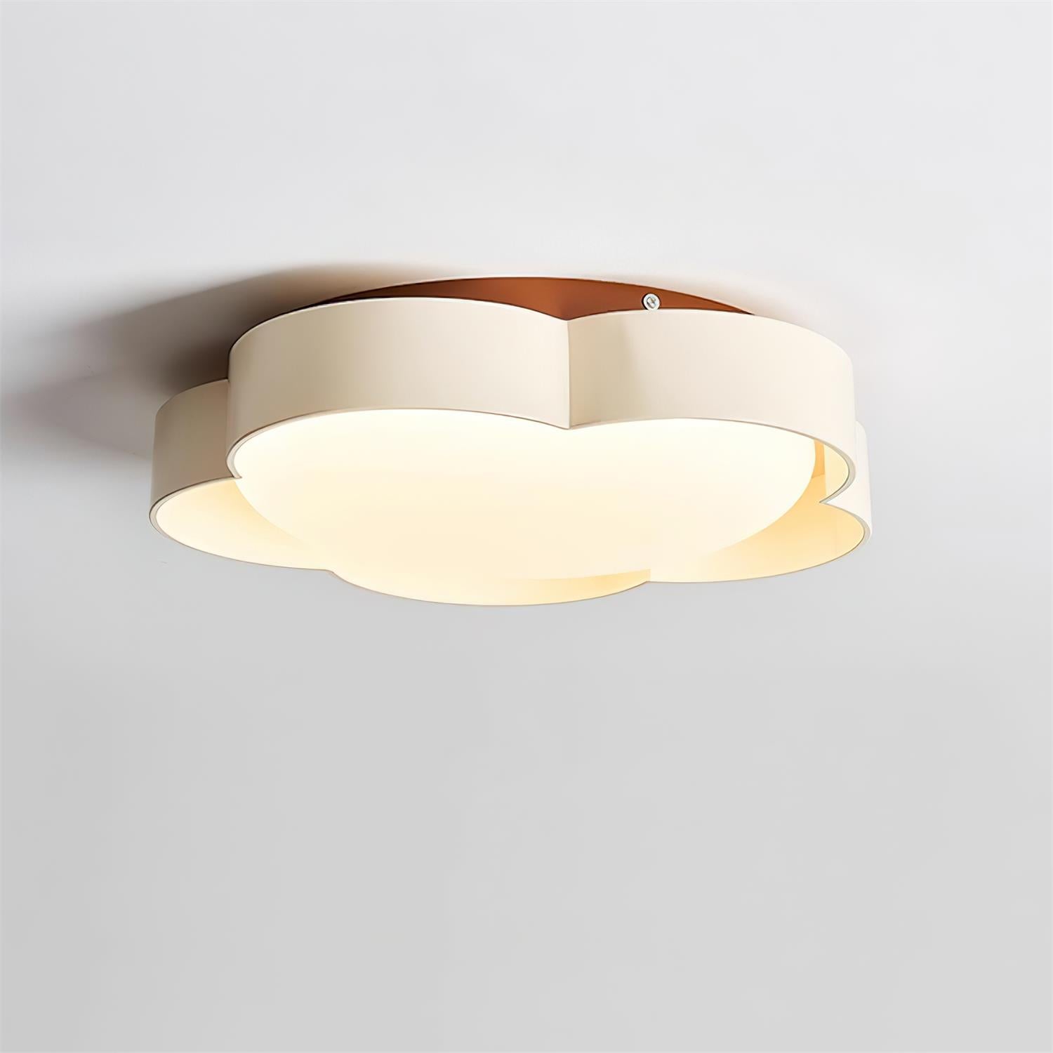 Mogendo | Luminaria Ceiling Lamp Dia 25cm x H 6cm ∅ 9.8″ x H 2.3″ Beige Warm White