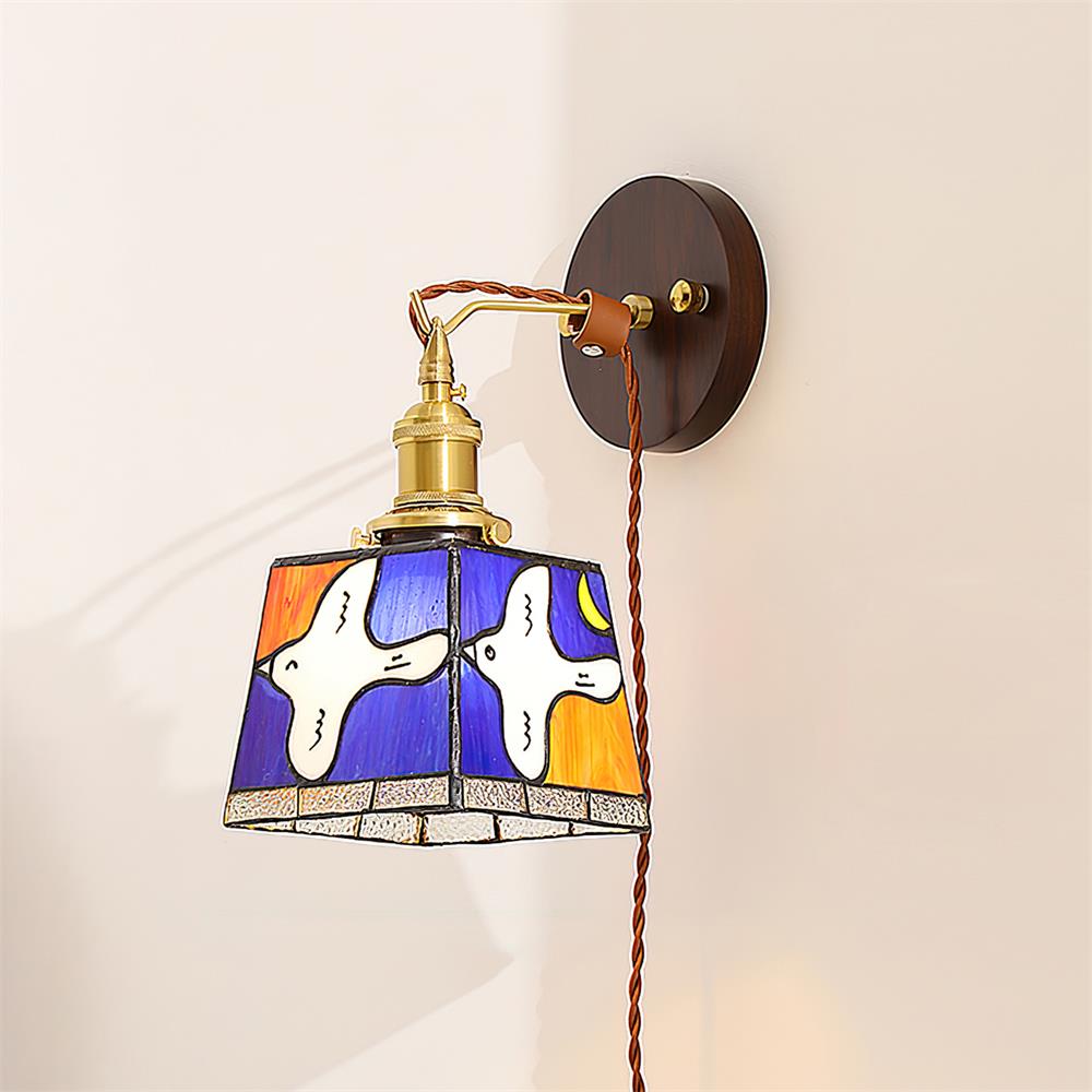 Mogendo | Miroa Wall Lamp W 20cm x H 29cm W 7.8″ x H 11.4″ Blue