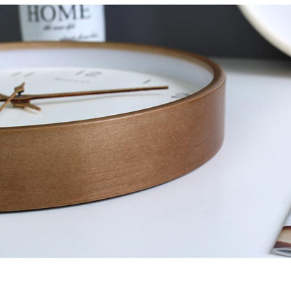 Mogendo | Simple analog solid wood wall clock for home – timeless and elegant!