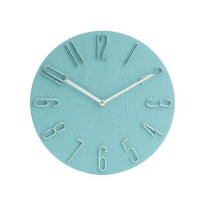 Mogendo | Simple Minimalistic Wall Decoration Clock Tiffany Blue