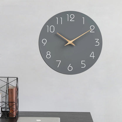 Mogendo | Simple Colored Silent Wall Clock 12 Inch