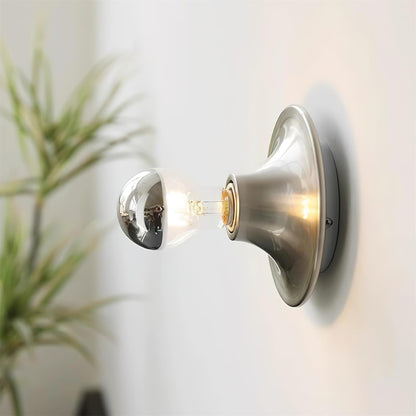 Mogendo | Radiora Wall Lamp W 15cm x H 13cm W 5.9″ x H 5.1″ Chrome