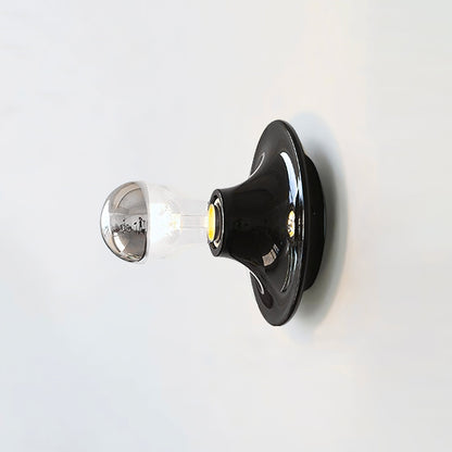 Mogendo | Radiora Wall Lamp W 15cm x H 13cm W 5.9″ x H 5.1″ Black
