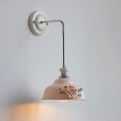 Mogendo | Roselune Wall Lamp Model C W 22.5cm x H 18.5cm W 8.8″ x H 7.2″ Pink