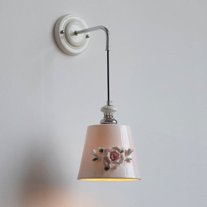 Mogendo | Roselune Wall Lamp Model B W 18.5cm x H 23cm W 7.2″ x H 9″ Pink