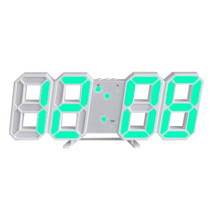 Mogendo | LumiSync 3D LED Wall Clock – Modern Digital Clock with Dimmer Lighting