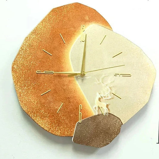 Mogendo | Modern Wall Clocks for Living Room – Elegant and Aesthetic Clock with Silent Function No light A