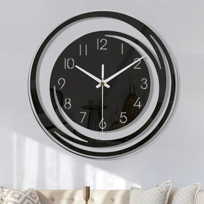 Mogendo | Acrylic Wall Clock - Scandinavian Design - Black - Clock