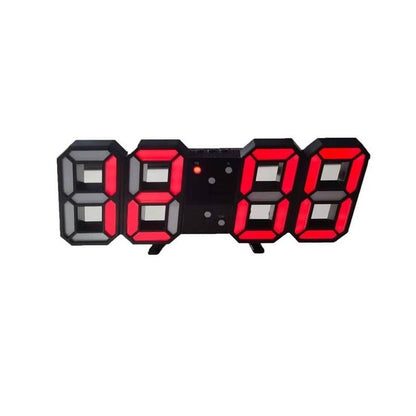 Mogendo | LumiSync 3D LED Wall Clock – Modern Digital Clock with Dimmer Lighting