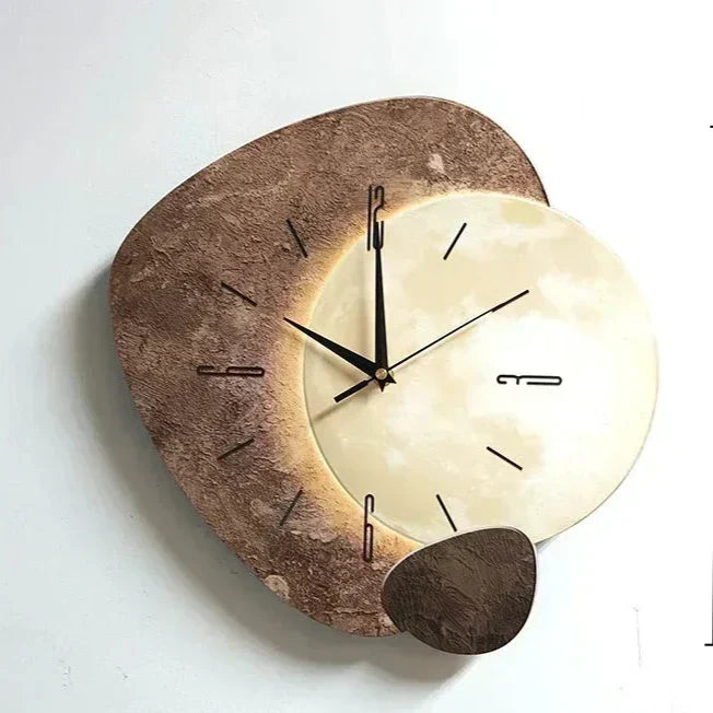 Mogendo | Modern Wall Clocks for Living Room – Elegant and Aesthetic Clock with Silent Function No Light B