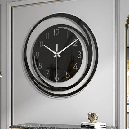 Mogendo | Acrylic Wall Clock - Scandinavian Design - Black - Clock