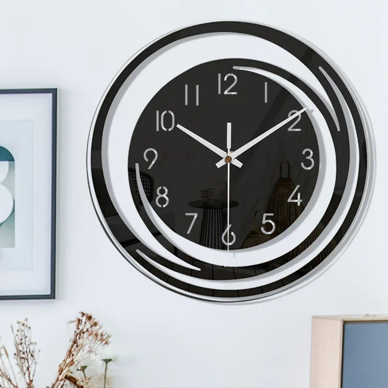 Mogendo | Acrylic Wall Clock - Scandinavian Design - Black - Clock