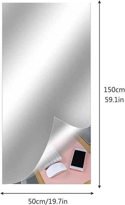 Mogendo | Self-adhesive acrylic mirror plates, shatterproof & lightweight 50 x 150cm