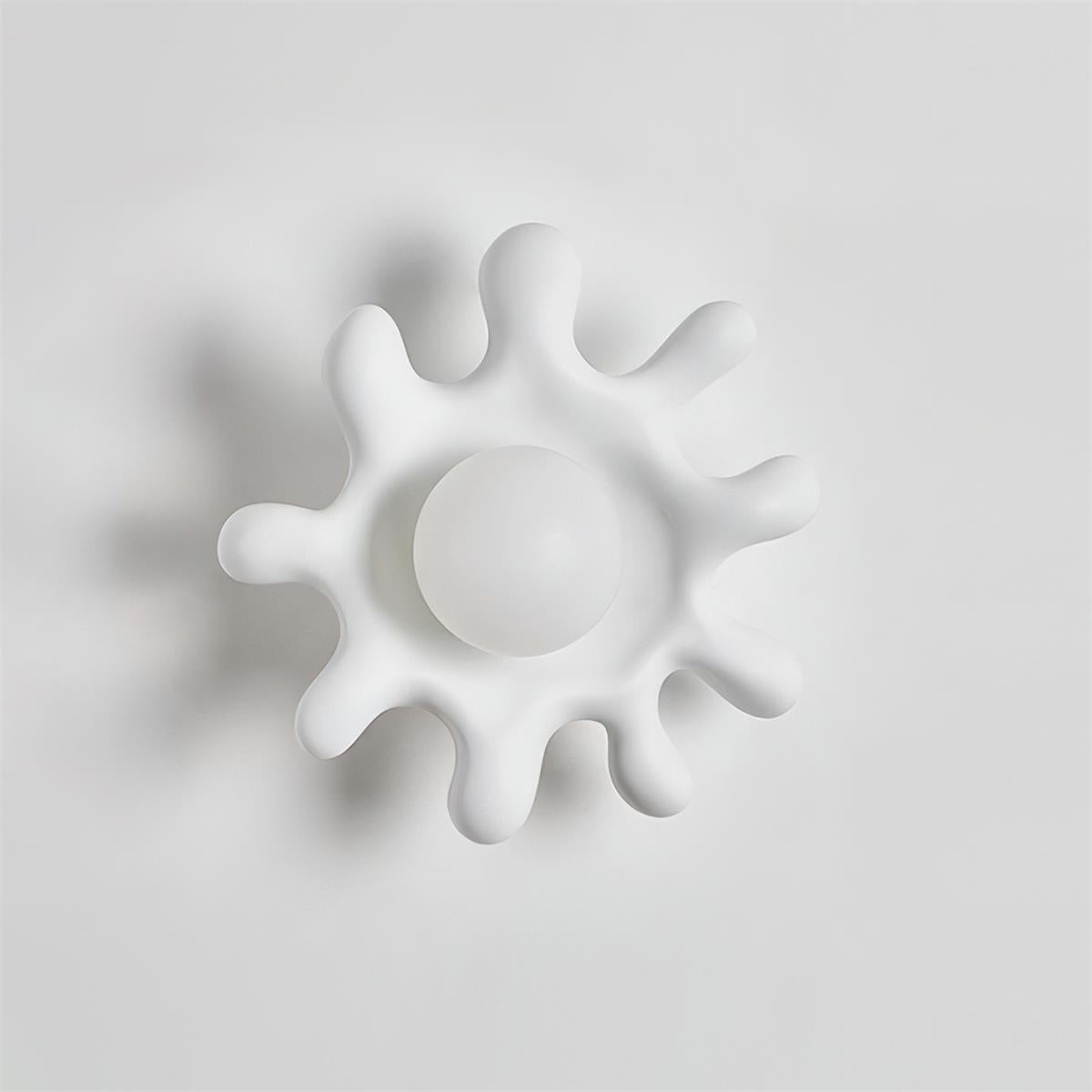 Mogendo | Splova Wall Lamp W 23cm x H 23cm W 9″ x H 9″ White