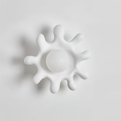 Mogendo | Splova Wall Lamp W 23cm x H 23cm W 9″ x H 9″ White