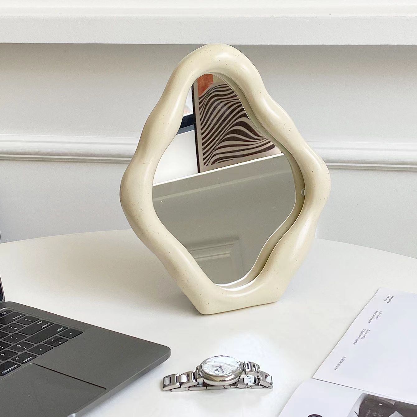 Mogendo | Zigzag Mirror Beige