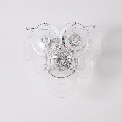 Mogendo | Vivelle Wall Light W 34cm x H 33cm W 13.3″ x H 12.9″ Clear