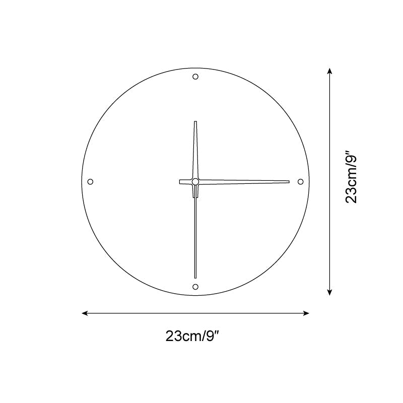 Mogendo | Zegary Travertine Clock Wall Lamp