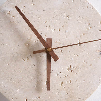 Mogendo | Zegary Travertine Clock Wall Lamp