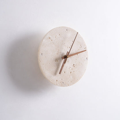 Mogendo | Zegary Travertine Clock Wall Lamp