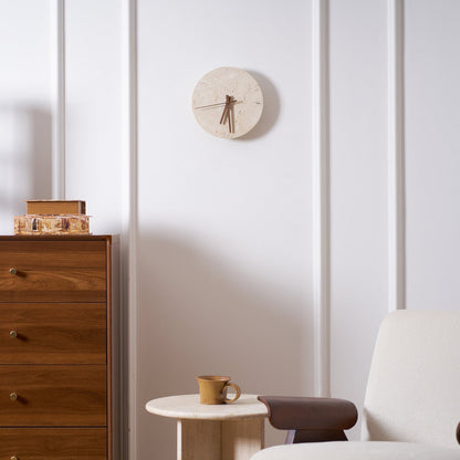 Mogendo | Zegary Travertine Clock Wall Lamp
