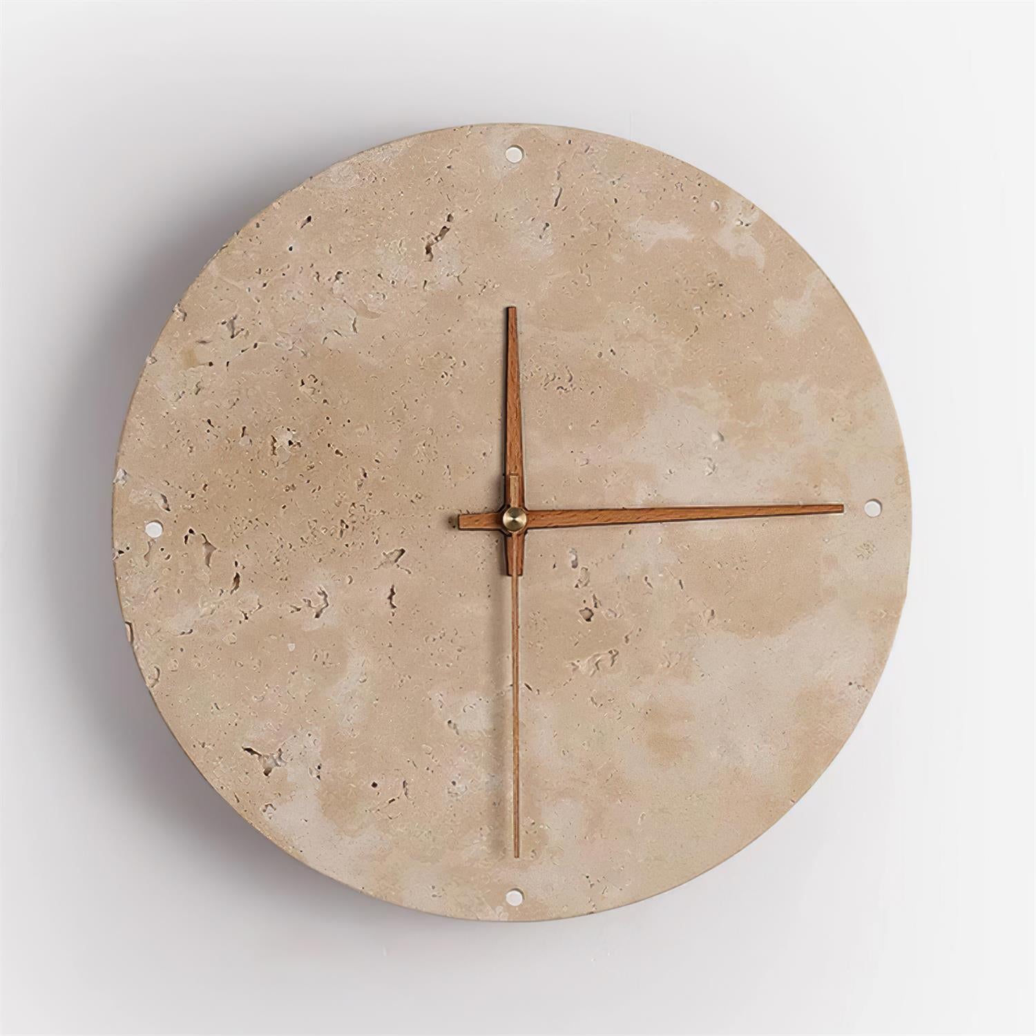 Mogendo | Zegary Travertine Clock Wall Lamp
