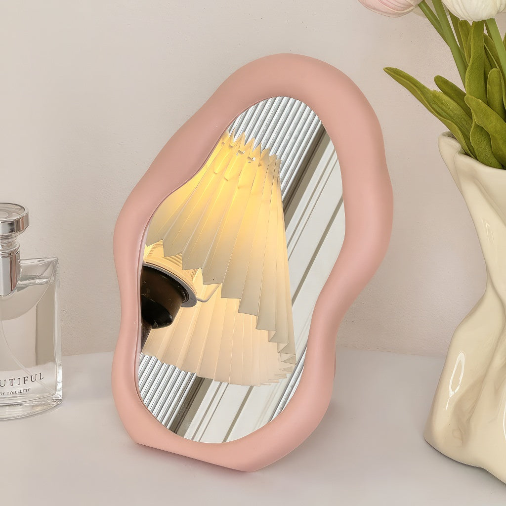 Mogendo | Irregular Blob Makeup Mirror Pink
